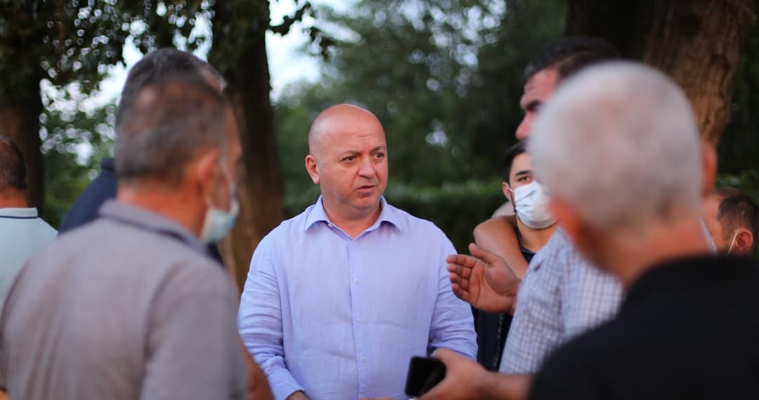 “ქართული ოცნების” მცხეთის მერობის კანდიდატი ამომრჩეველთან შეხვედრებს მართავს