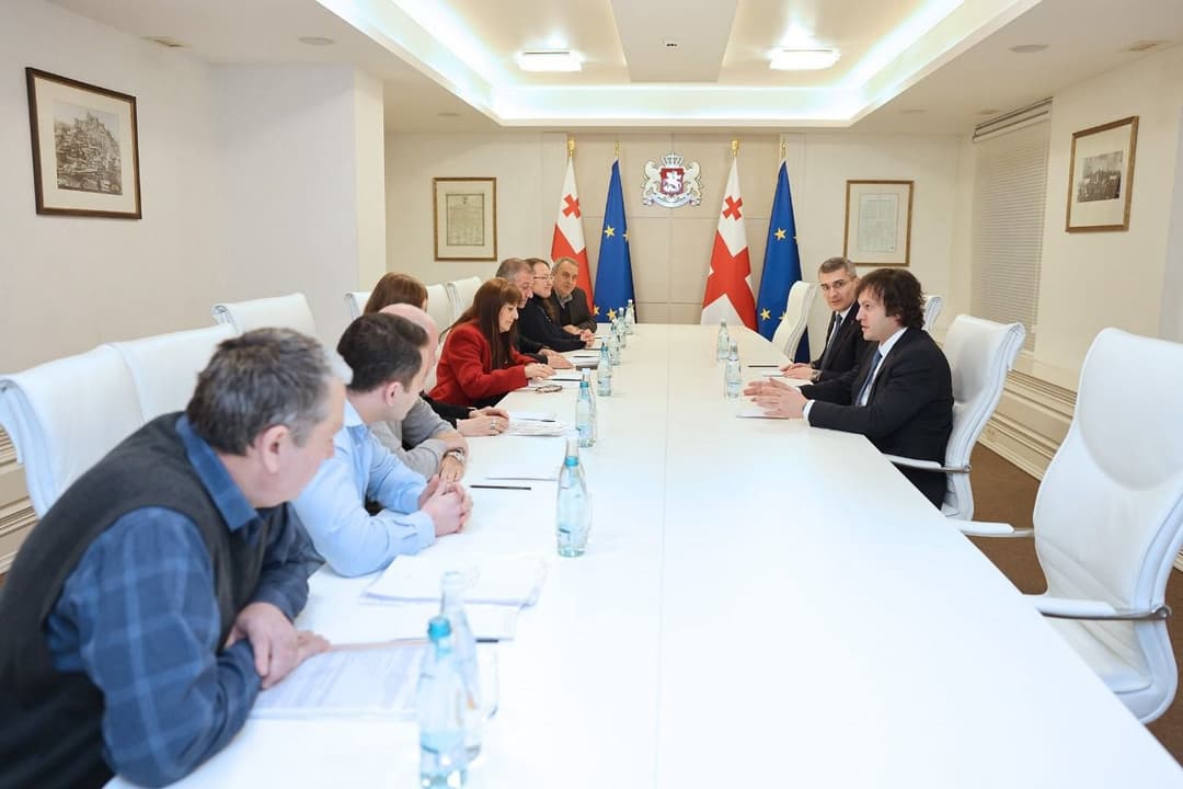 ირაკლი კობახიძე და მამუკა მდინარაძე რესპუბლიკური საავადმყოფოს მედპერსონალს შეხვდნენ