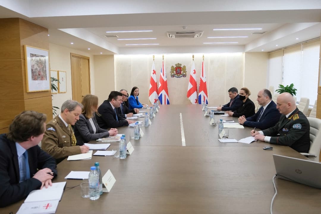 საქართველოს თავდაცვის მინისტრი ბრიტანეთის შეიარაღებული ძალების მინისტრს შეხვდა