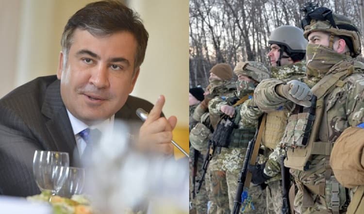 Ex-pres. Saakashvili claims he contributed to creation of Azov regiment in Ukraine