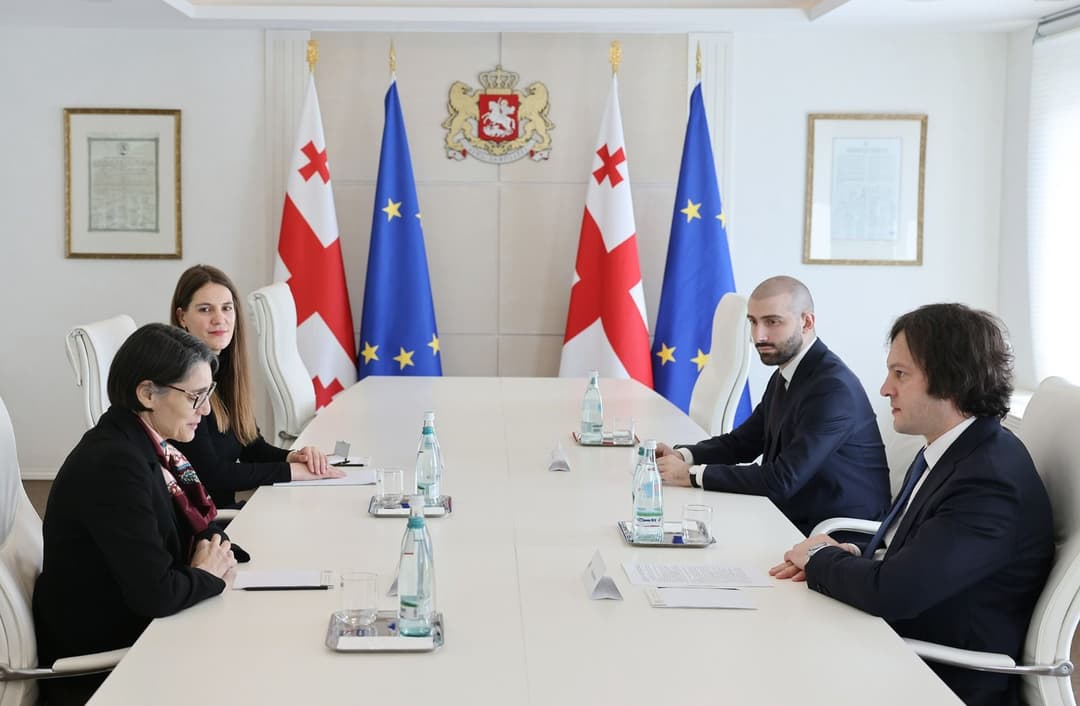 ირაკლი კობახიძე საქართველოში ევროკავშირის სადამკვირვებლო მისიის ხელმძღვანელს შეხვდა