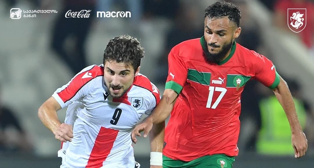 საქართველოს ნაკრები მაროკოსთან ამხანაგურ შეხვედრაში დამარცხდა