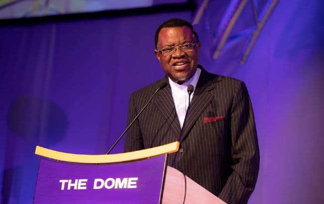 ნამიბიის პრეზიდენტი გარდაიცვალა