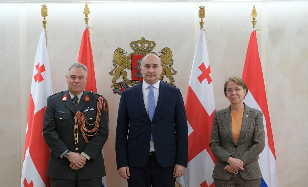 თავდაცვის მინისტრი ნიდერლანდების სამეფოს ელჩს შეხვდა