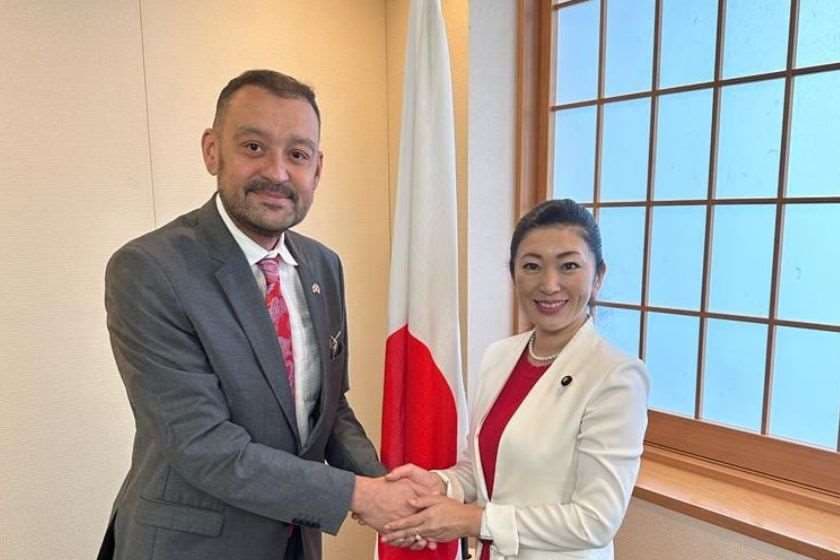 ბექა ოდიშარია იაპონიის საგარეო საქმეთა ვიცე-მინისტრს შეხვდა