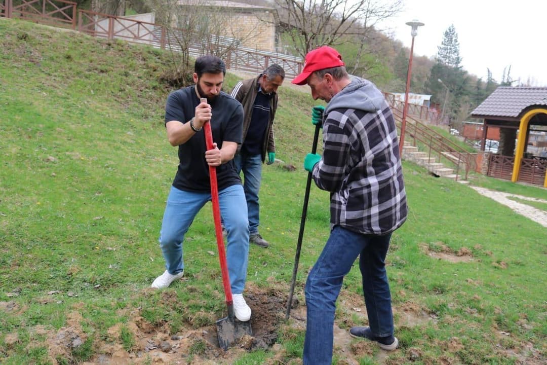 ონში, სხვადასხვა ლოკაციაზე გამწვანებისა და დასუფთავების მასშტაბური აქცია მოეწყო
