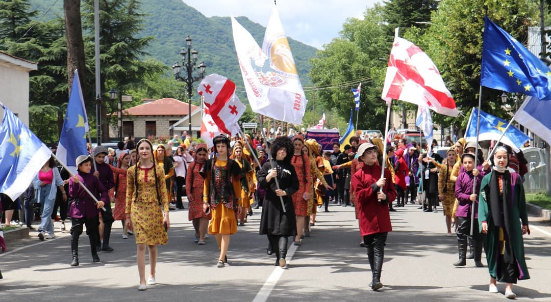 ონის კულტურის სახლში ფოლკლორის საერთაშორისო საბავშვო და ახალგაზრდული ფესტივალი “კავკასია 2022” გაიმართა