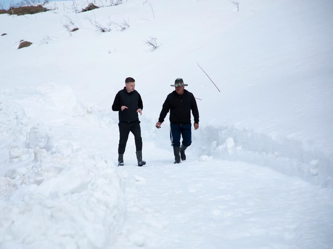 მრავალძალში თოვლის წმენდის სამუშაოები დასრულდა