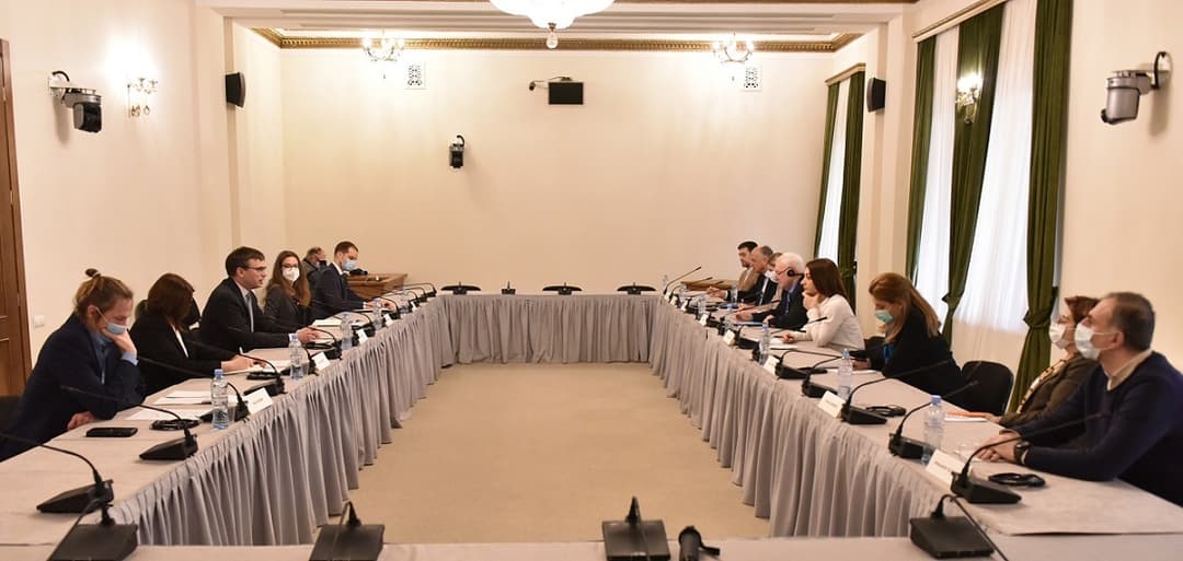 საპარლამენტო ოპოზიციის წარმომადგენელები სვენ მიქსერს შეხვდნენ