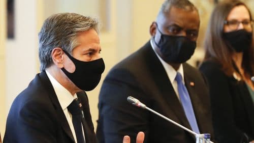 უკრაინაში ხვალ აშშ-ის სახელმწიფო და თავდაცვის მდივნები ჩავლენ