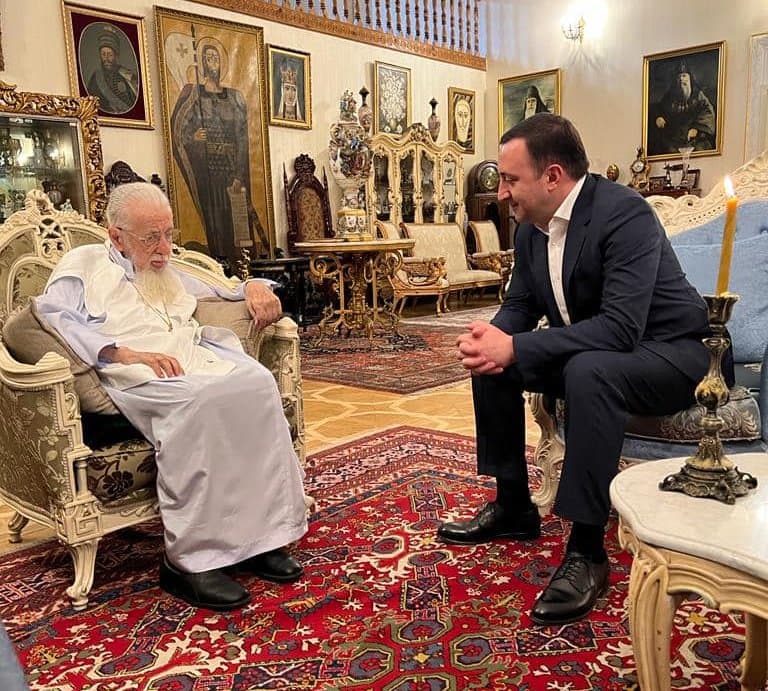 ირაკლი ღარიბაშვილი პატრიარქს შეხვდა