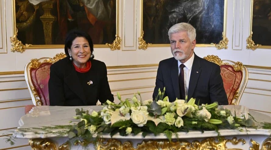 Czech President affirms support for Georgia’s EU aspirations with counterpart
