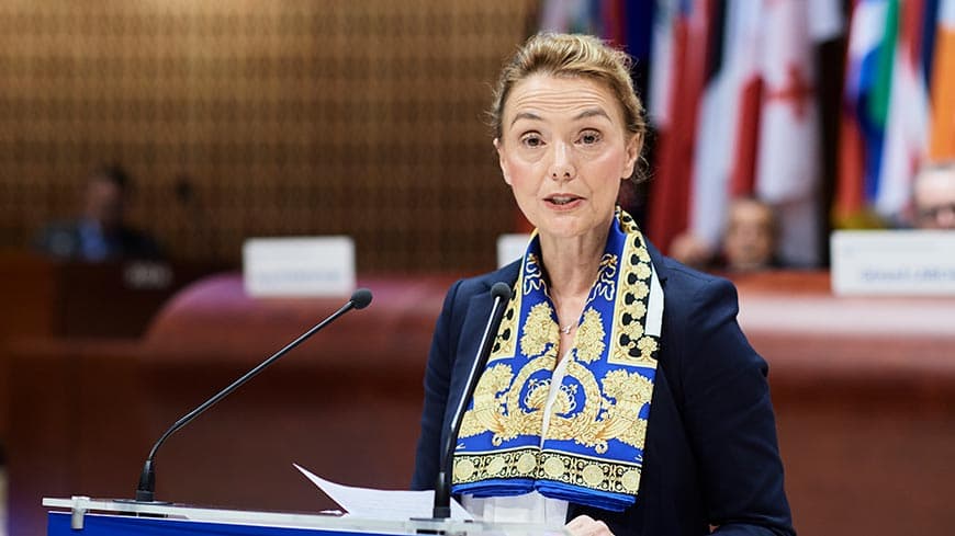 მარია პეიჩინოვიჩ ბურიჩი – შეშფოთებული ვარ საქართველოს პარლამენტში “უცხოური გავლენის გამჭვირვალობის შესახებ“ კანონპროექტის აღდგენით