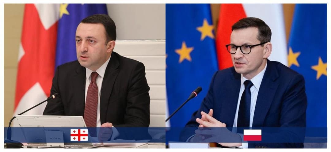 ირაკლი ღარიბაშვილმა პოლონეთის პრემიერ-მინისტრთან სატელეფონო საუბარი გამართა