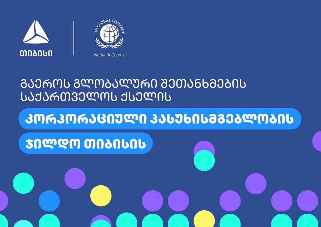 თიბისის გაეროს გლობალური შეთანხმების საქართველოს ქსელის ჯილდო გადაეცა