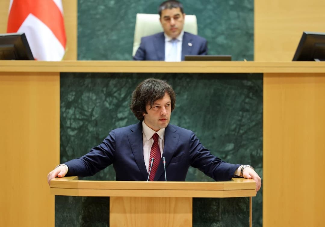 Georgian PM vows EU membership readiness by 2030, hails MPs for law condemned by bloc