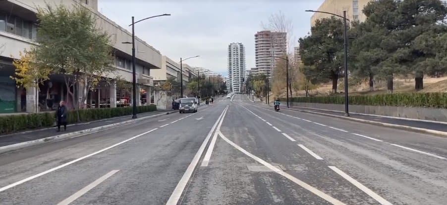 უნივერსიტეტის ქუჩაზე ტრანსპორტის მოძრაობა ორმხრივად აღდგა