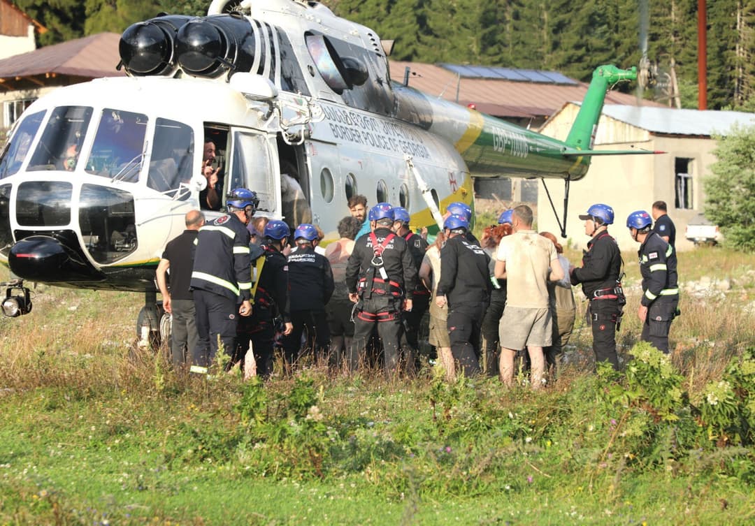 შოვში სამაშველო ოპერაცია გრძელდება