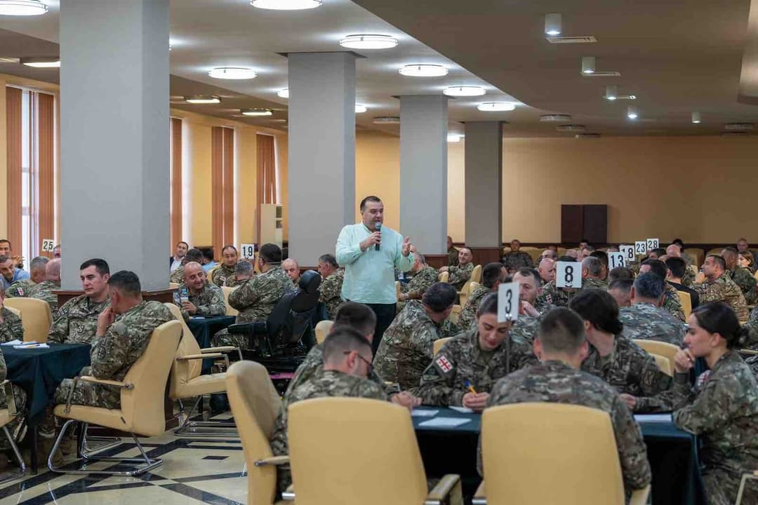 მე-4 ქვეით ბრიგადაში ინტელექტუალური თამაში “რა? სად? როდის?” გაიმართა