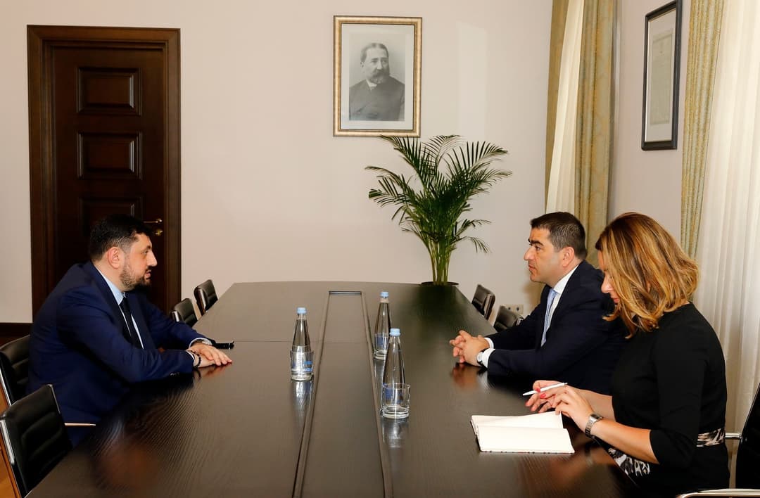 შალვა პაპუაშვილი ანტიკორუფციული ბიუროს ხელმძღვანელ რაჟდენ კუპრაშვილს შეხვდა