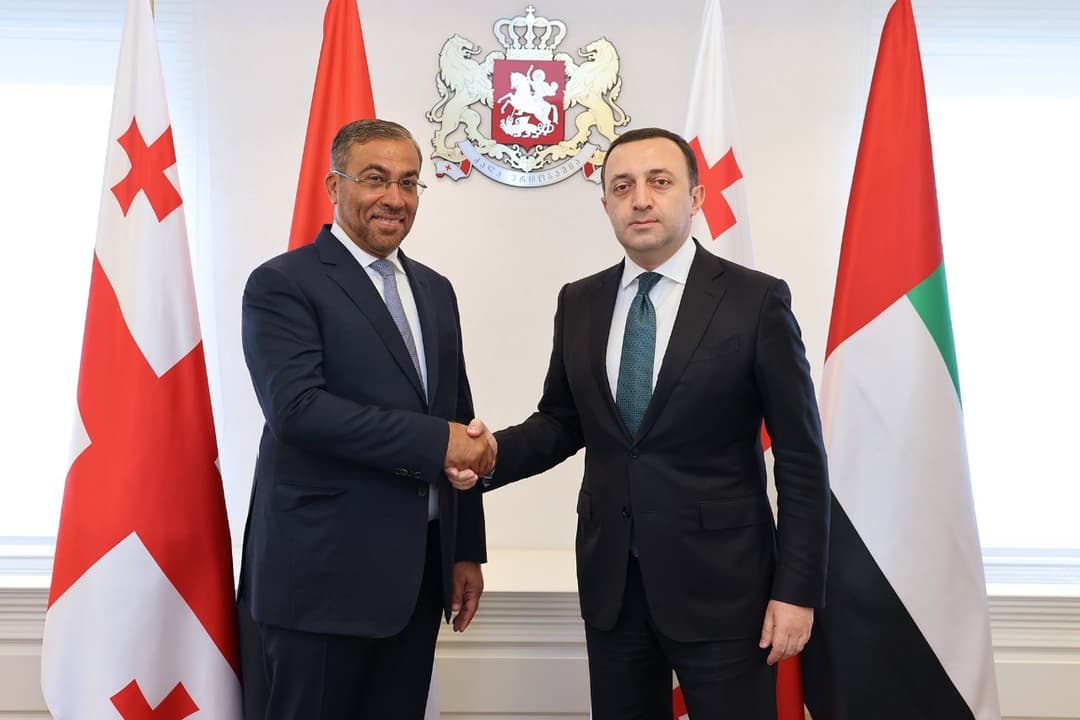 Georgian PM discusses economic prospects with UAE Economy and Trade Minister in Tbilisi