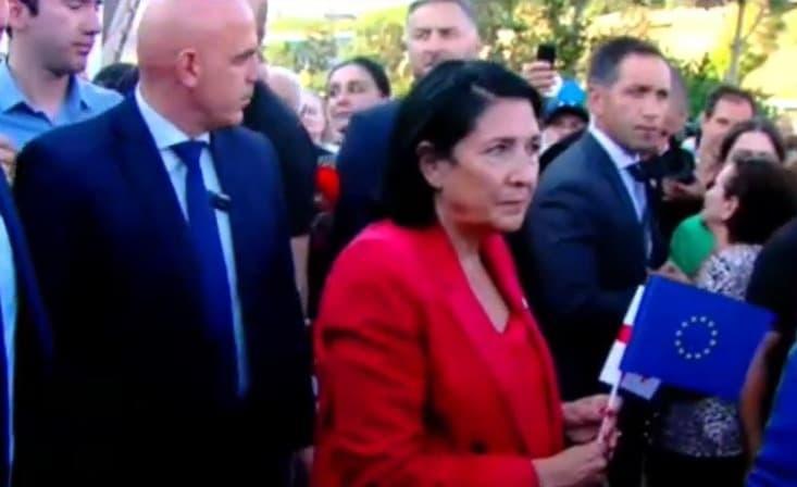 “ევროპის მოედანზე” ევროპული მომავლის მხარდასაჭერად აქცია მიმდინარეობს