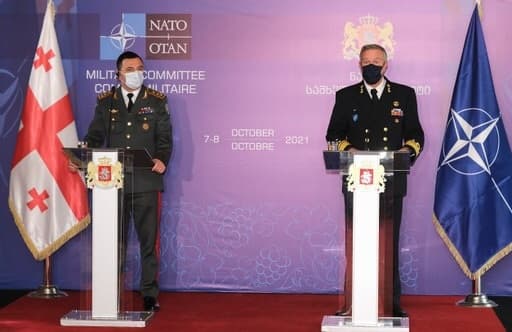 ნატოს სამხედრო კომიტეტის მეოთხე ვიზიტი საქართველოში შემაჯამებელი განცხადებებით დასრულდა