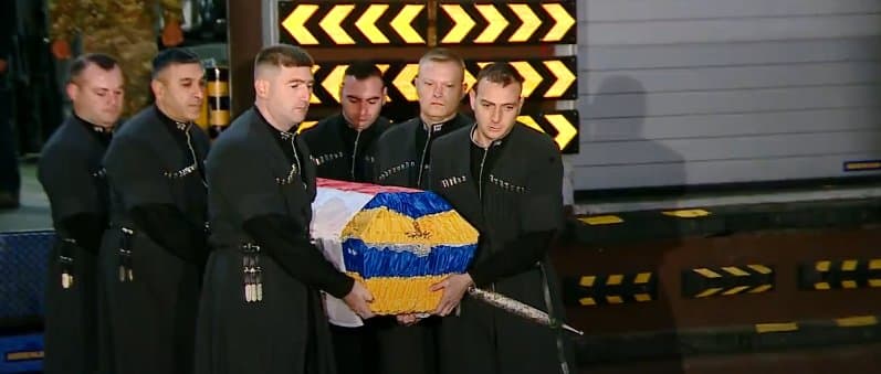 Body of 24th Georgian volunteer killed in Ukraine repatriated