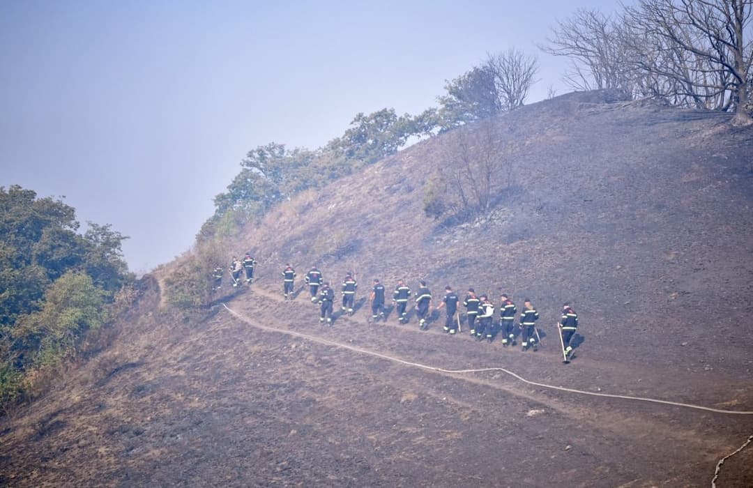 შსს – ბორჯომში ხანძრის გავრცელების სამივე სექტორზე ცეცხლის კერების 90% ლიკვიდირებულია
