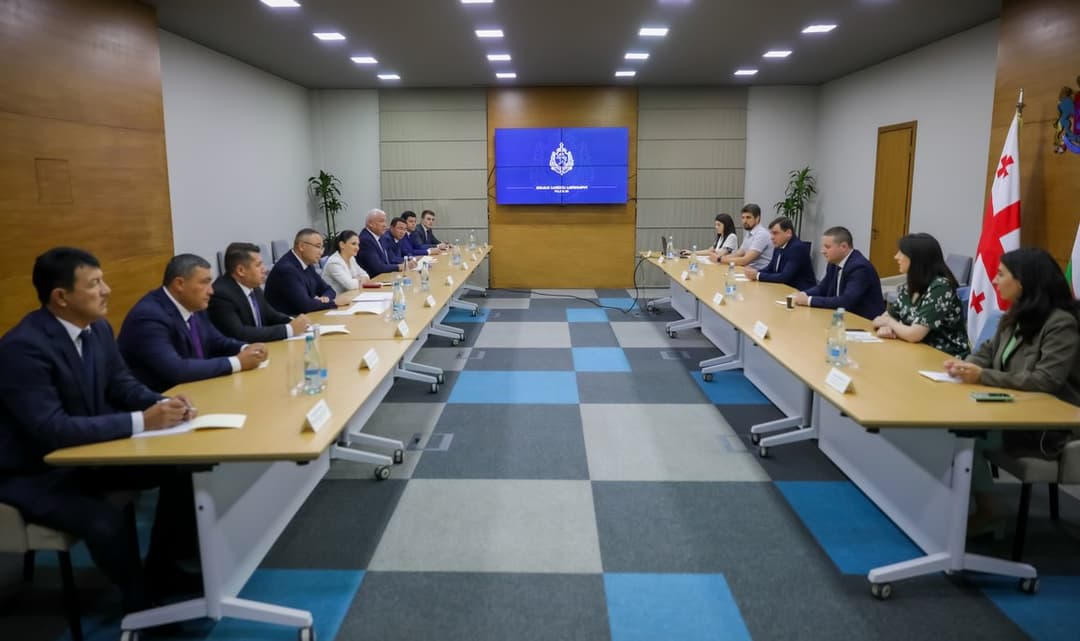 შსს-ს უზბეკეთის რესპუბლიკის დელეგაცია ოფიციალური სამუშაო ვიზიტით ეწვია