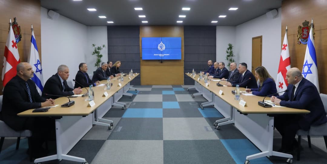 საქართველოს შინაგან საქმეთა სამინისტროს ისრაელის ეროვნული პოლიციის ხელმძღვანელი სტუმრობს