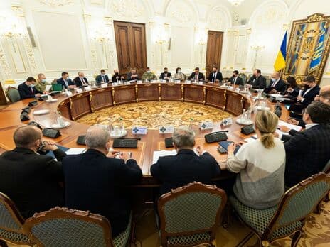 ვლადიმერ ზელენსკიმ ეროვნული უსაფრთხოებისა და თავდაცვის საბჭოს საგანგებო სხდომა მოიწვია