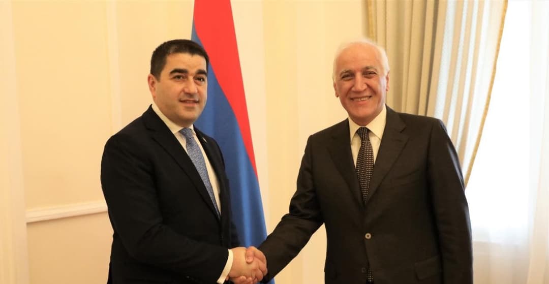 შალვა პაპუაშვილი სომხეთის რესპუბლიკის პრეზიდენტს შეხვდა