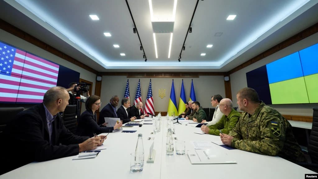 Zelensky: US top officials visit “valuable, crucial”