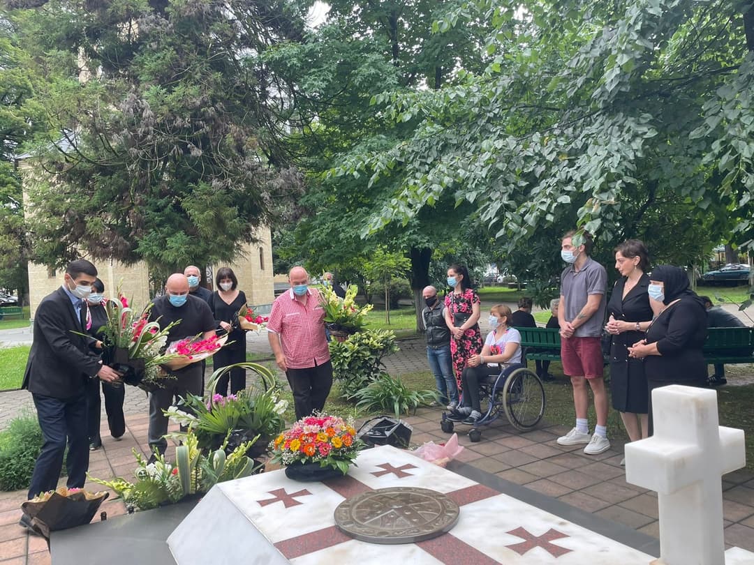 ავთანდილ თალაკვაძემ საქართველოს ეროვნული გმირის ზაზა დამენიას ხსოვნას პატივი მიაგო