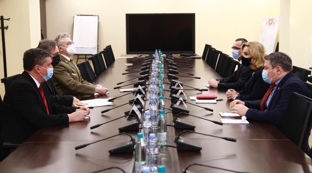 თავდაცვის სამინისტროს ევროკავშირის სადამკვირვებლო მისიის ხელმძღვანელი ესტუმრა