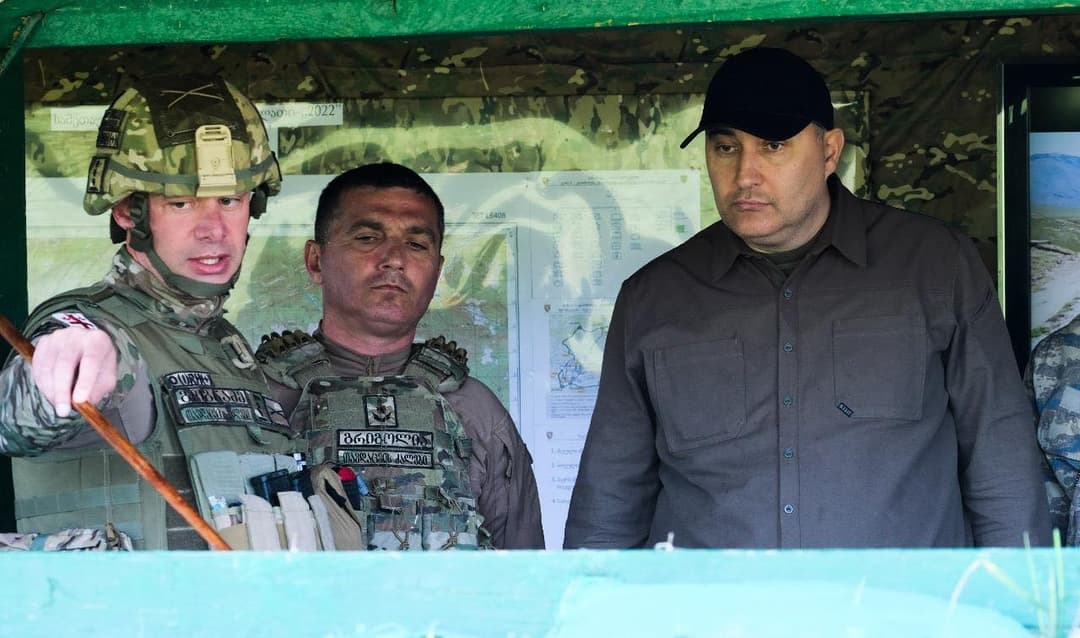 თავდაცვის მინისტრი სამხედრო სწავლება “გელათი 2022”-ის საველე კომპონენტს დაესწრო