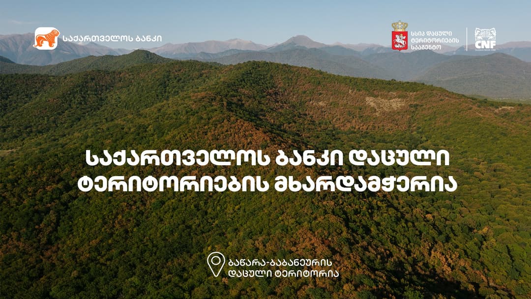 “საქართველოს ბანკი” დაცული ტერიტორიების მხარდამჭერია
