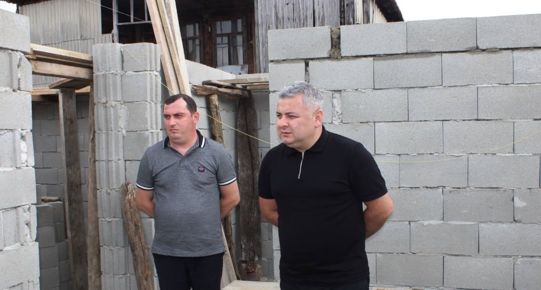 თერჯოლის მუნიციპალიტეტში სოციალურად შეჭირვებული ცხრა ოჯახისათვის სახლების მშენებლობა დაიწყო