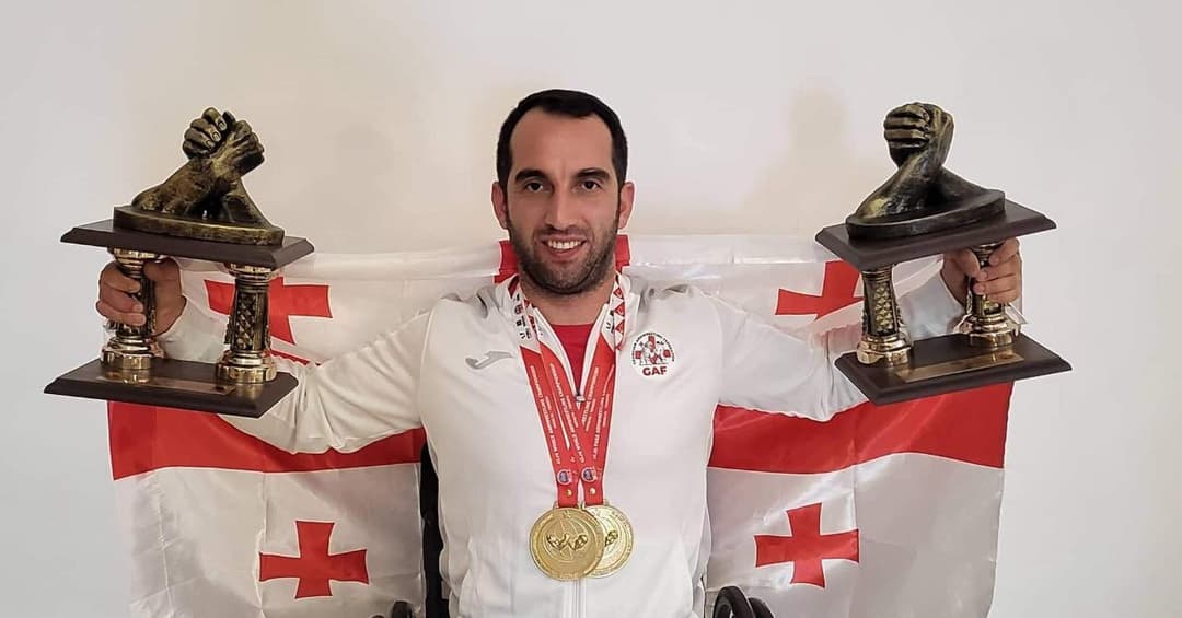 კაპრალი თემურ დადიანი პარამკლავჭიდში ოთხგზის მსოფლიო ჩემპიონია