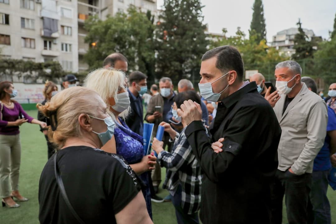 გიორგი ტყემალაძე ბაგებისა და ნუცუბიძის მოსახლეობას შეხვდა