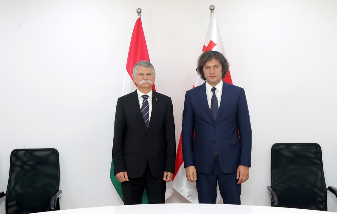 ირაკლი კობახიძე უნგრეთის პარლამენტის თავმჯდომარეს შეხვდა