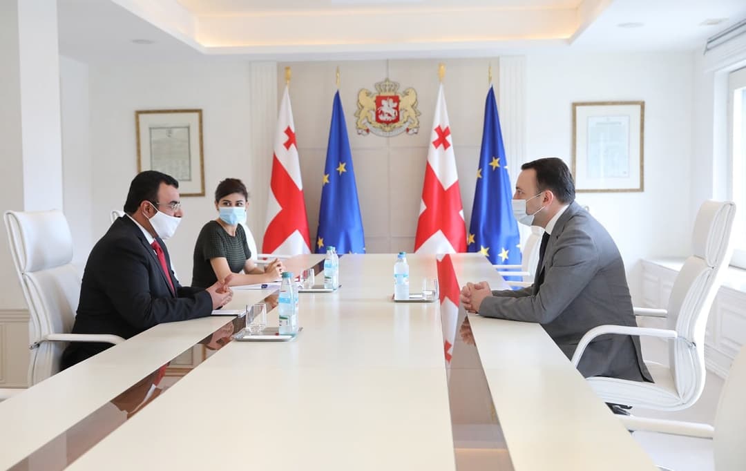 პრემიერ-მინისტრი კატარის ელჩს შეხვდა