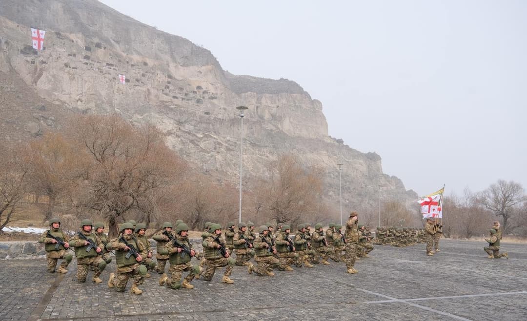 რეკრუტებმა ვარძიაში სამხედრო ფიცი დადეს