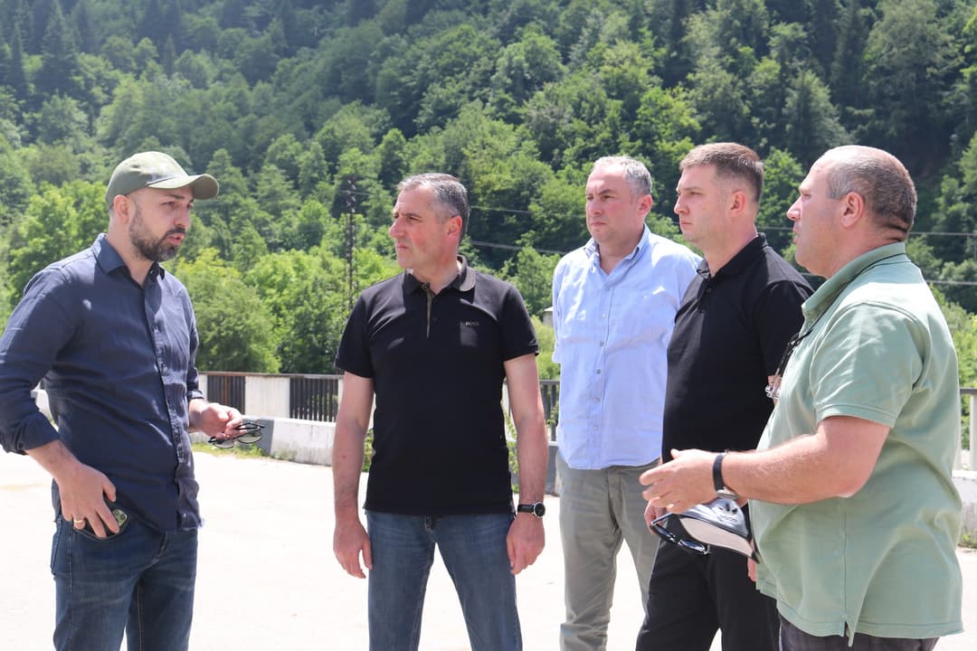 მდინარე ჭანჭახმა ხიდის ბურჯი დააზიანა