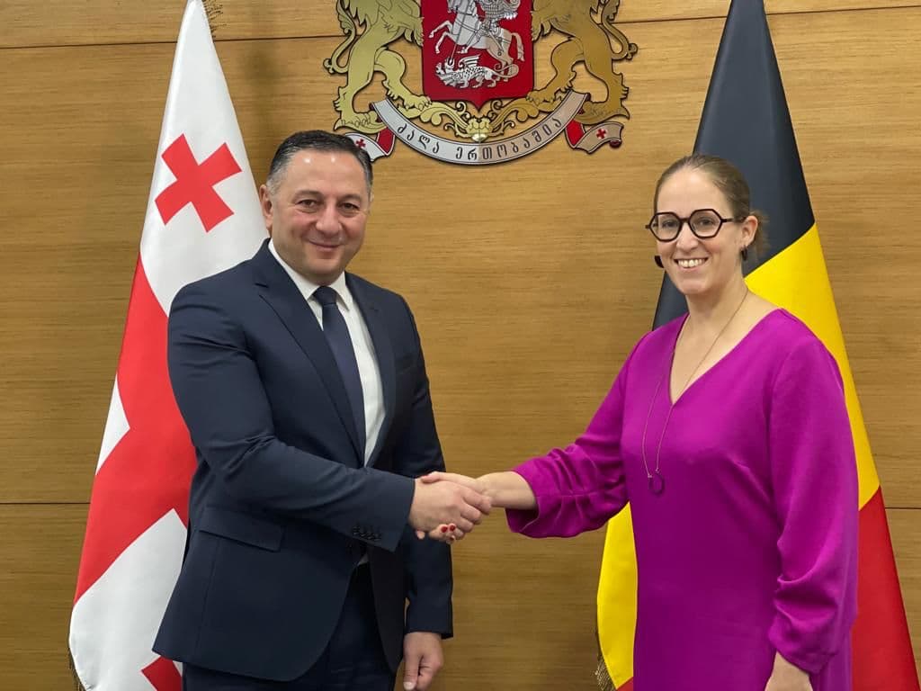Georgian Interior Minister discusses migration with Belgium State-Sec on her 1st Tbilisi visit
