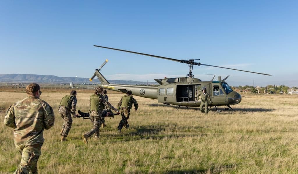 რეზერვისტებმა და მოხალისეთა ჯგუფებმა კოორდინირებულ სწავლებაში მიიღეს მონაწილეობა