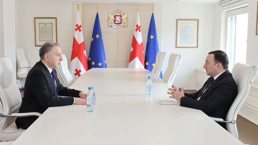 ირაკლი ღარიბაშვილი ლატვიის რესპუბლიკაში საქართველოს ახლადდანიშნულ ელჩს შეხვდა