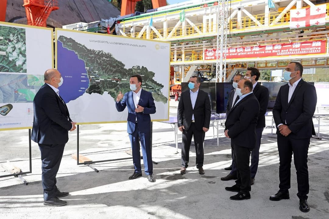 Construction of 9-km Kvesheti-Kobil tunnel launches in Georgia