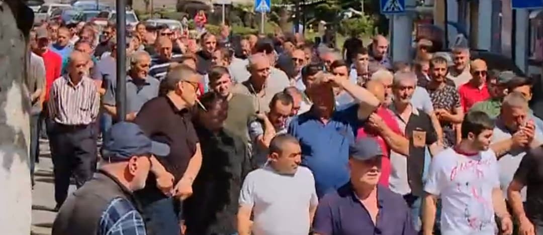 Miners in western Georgia on 6th day of protests